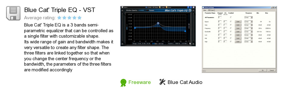 Blue Cat's Triple EQ - VST