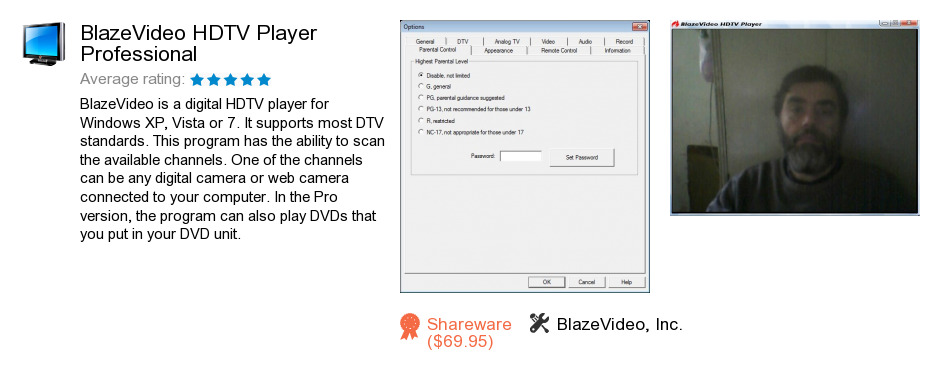 BlazeVideo HDTV Player Professional
