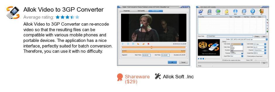 Allok Video to 3GP Converter