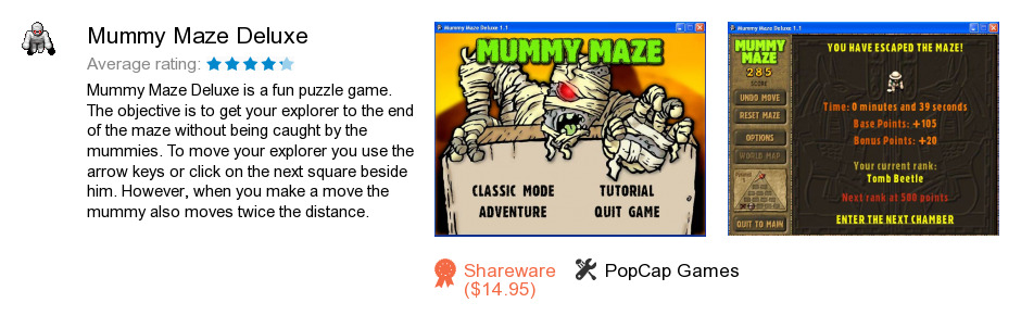 Mummy Maze Deluxe