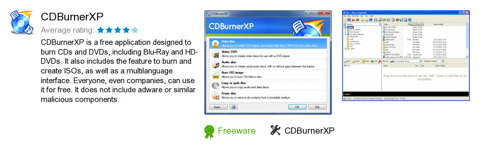 CDBurnerXP