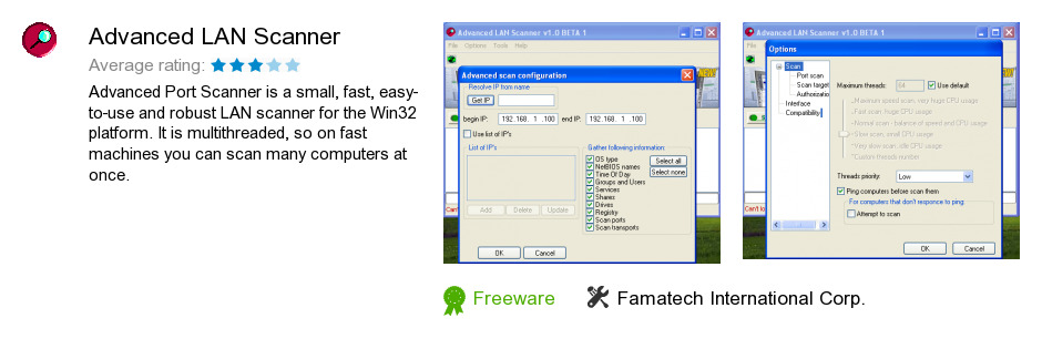 Advanced LAN Scanner