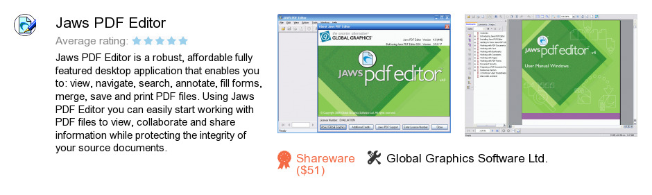 Jaws PDF Editor