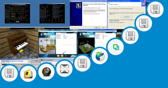 Software collection for Minecraft Self Installing Mods