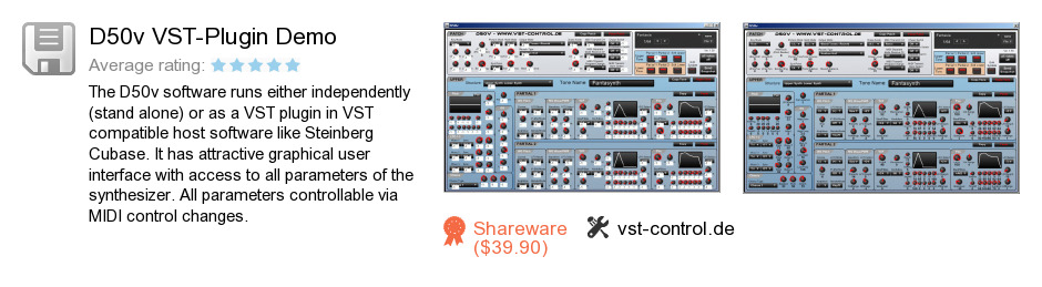 D50v VST-Plugin Demo