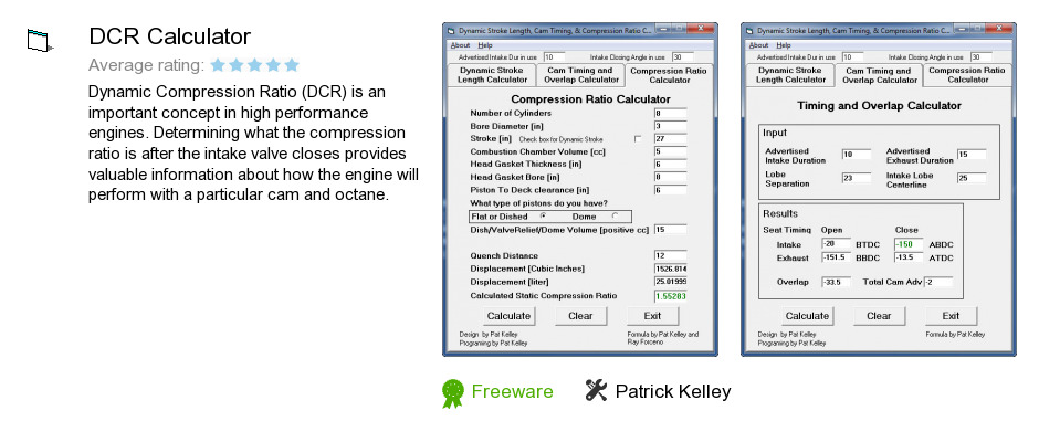 DCR Calculator