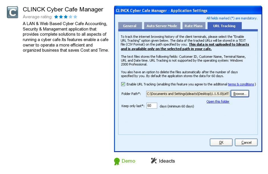 CLINCK Cyber Cafe Manager