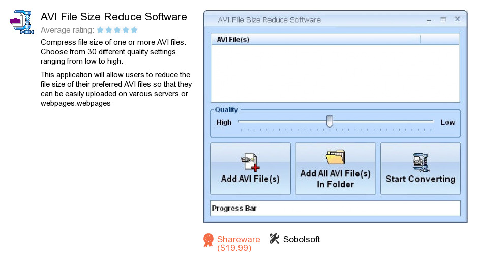 AVI File Size Reduce Software