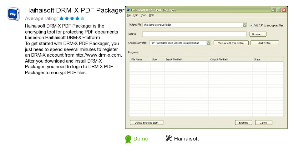 Haihaisoft DRM-X PDF Packager