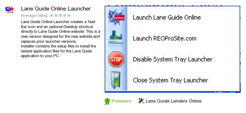 Lane Guide Online Launcher