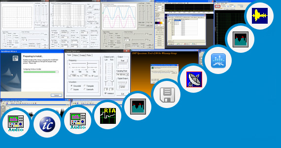 Software collection for Windows 7 Background Spectrum Analyzer