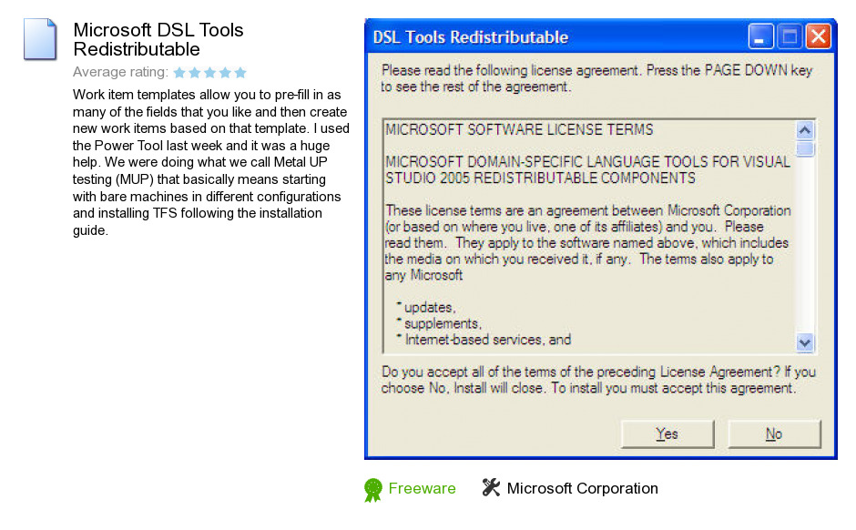 Microsoft DSL Tools Redistributable