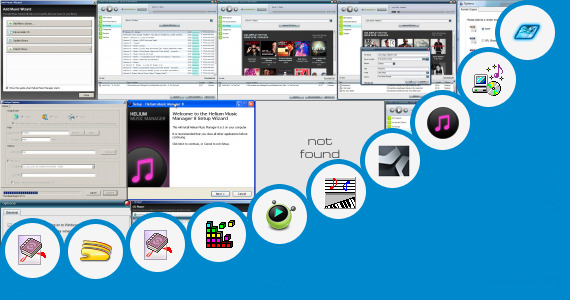 Software collection for Electronic Music Catalog Template