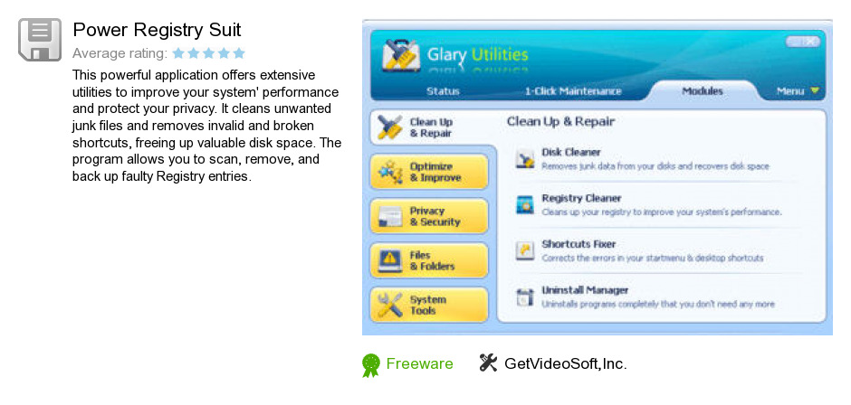 Power Registry Suit