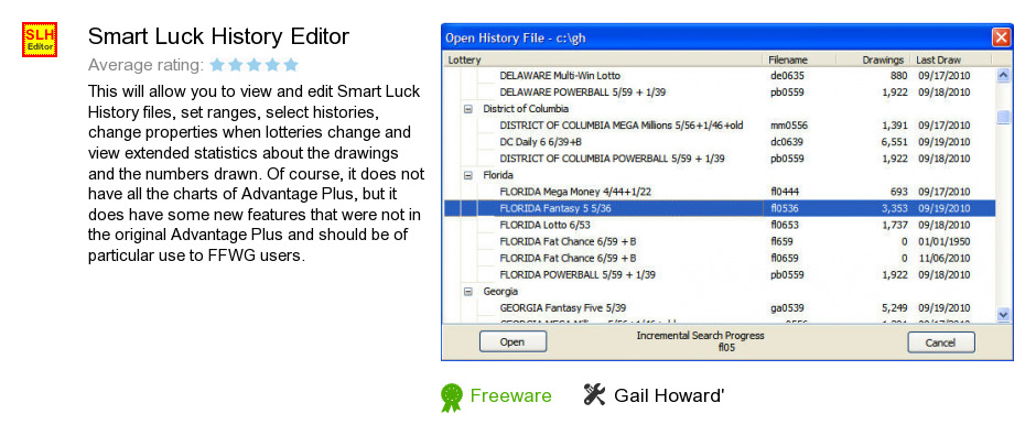 Smart Luck History Editor
