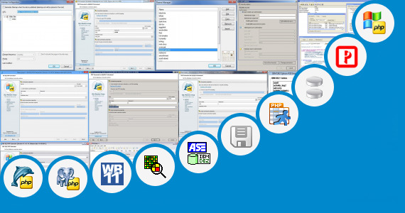 Software collection for Php Database Builder Software
