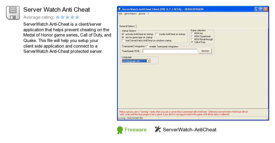 Server Watch Anti Cheat