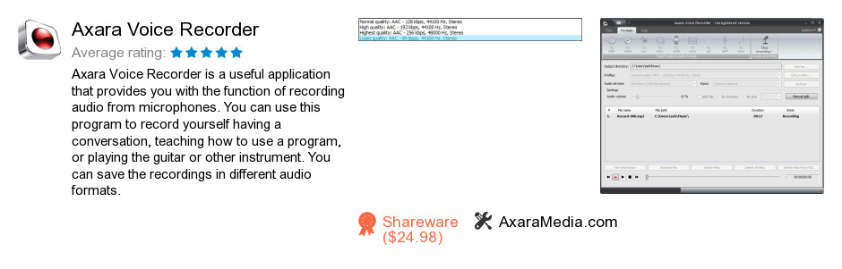 Axara Voice Recorder