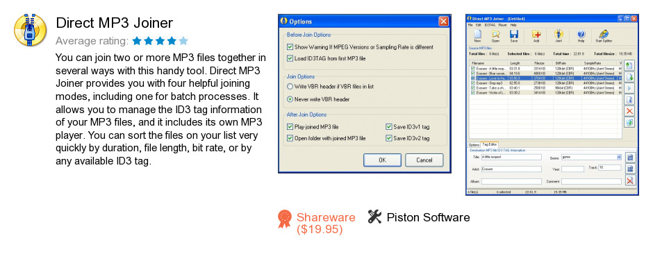 Direct MP3 Joiner