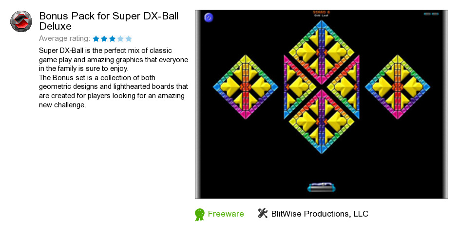 Bonus Pack for Super DX-Ball Deluxe