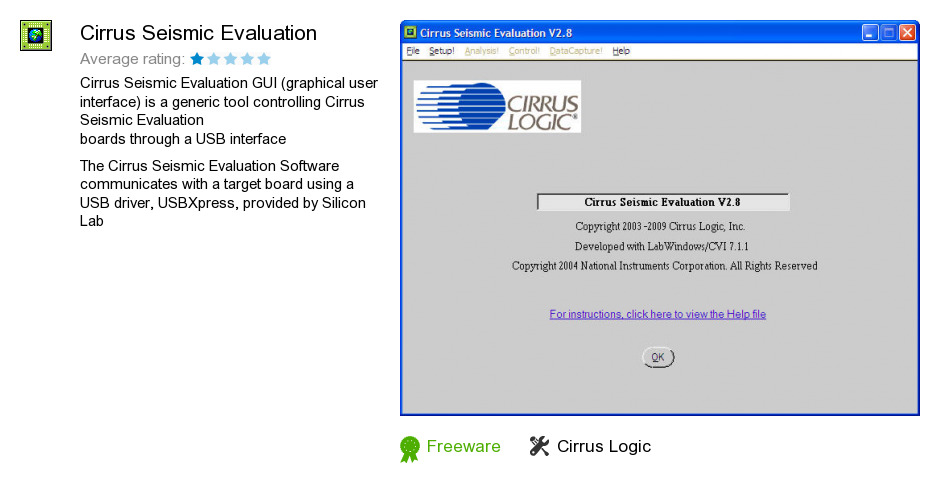 Cirrus Seismic Evaluation