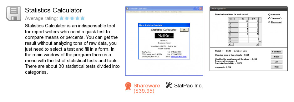 Statistics Calculator