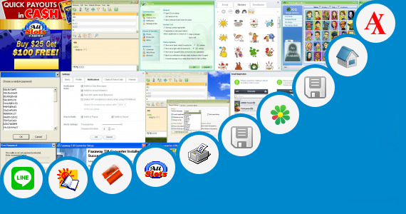 Software collection for Register Line Account From Pc