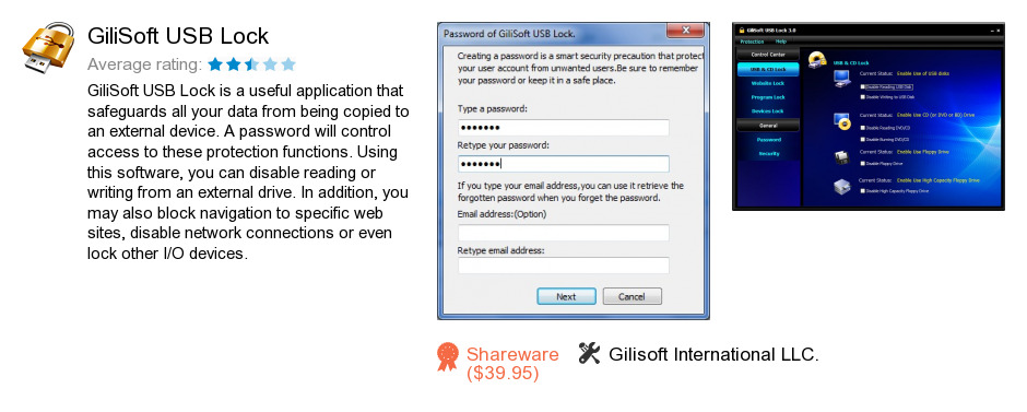 GiliSoft USB Lock