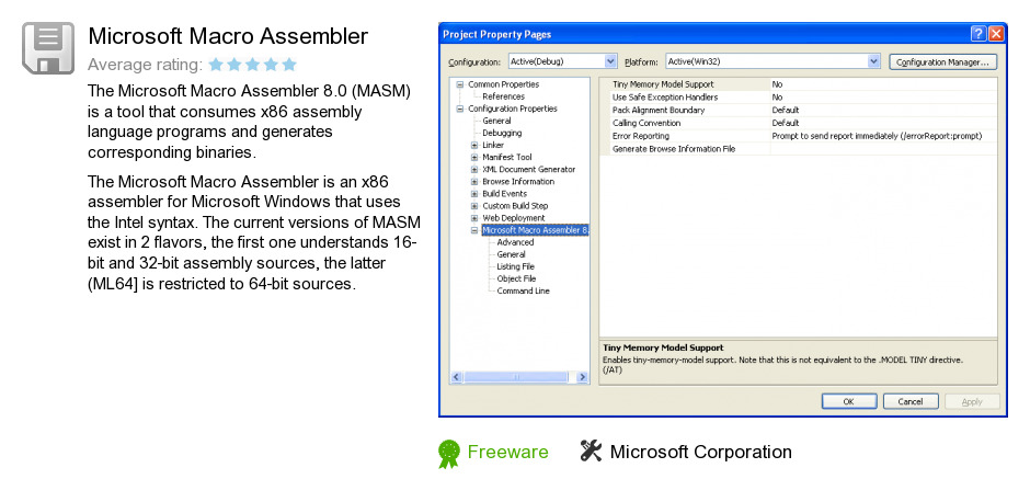 Microsoft Macro Assembler