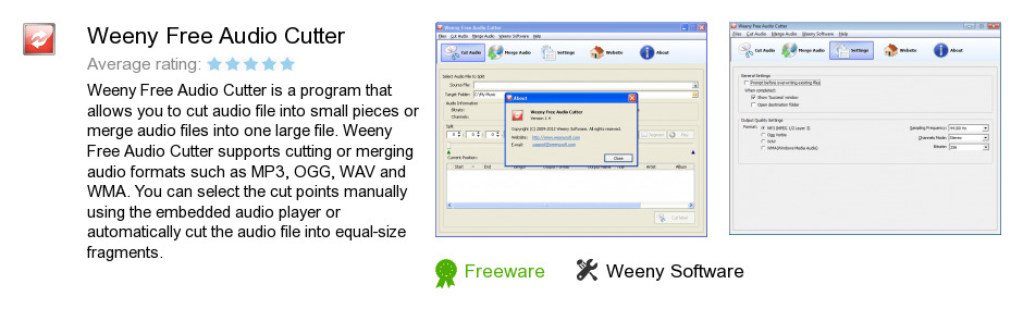 Weeny Free Audio Cutter