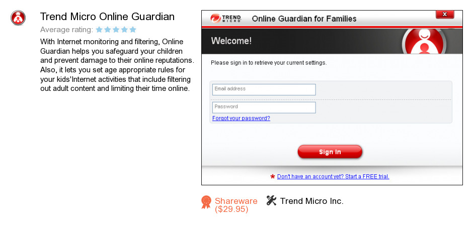 Trend Micro Online Guardian
