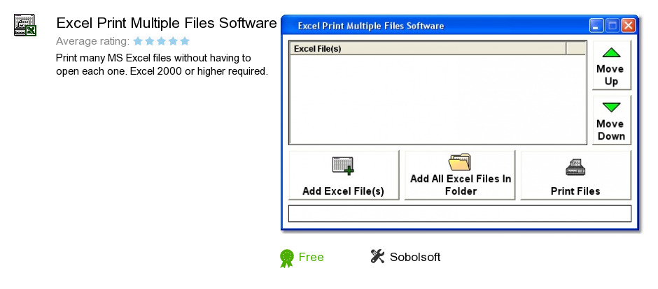 Excel Print Multiple Files Software