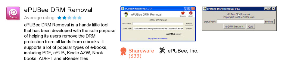 EPUBee DRM Removal