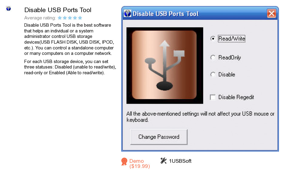 Disable USB Ports Tool