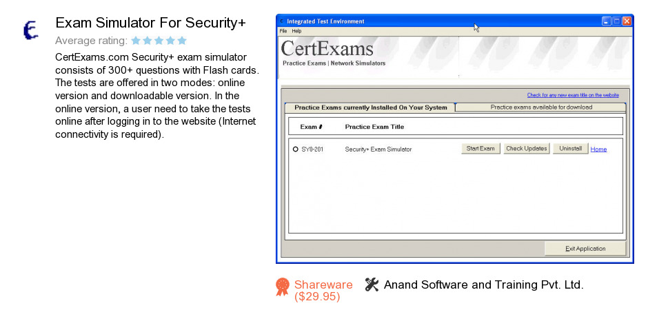 Exam Simulator For Security+