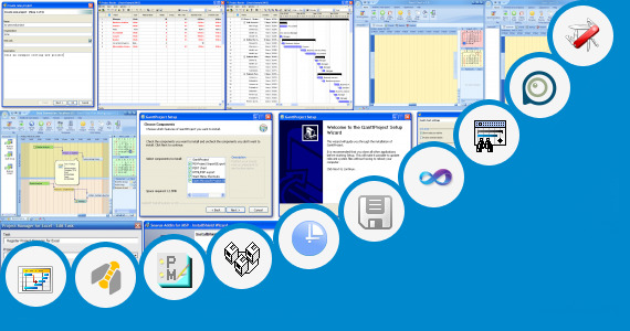 Software collection for Microsoft Project Party Planning Tasks