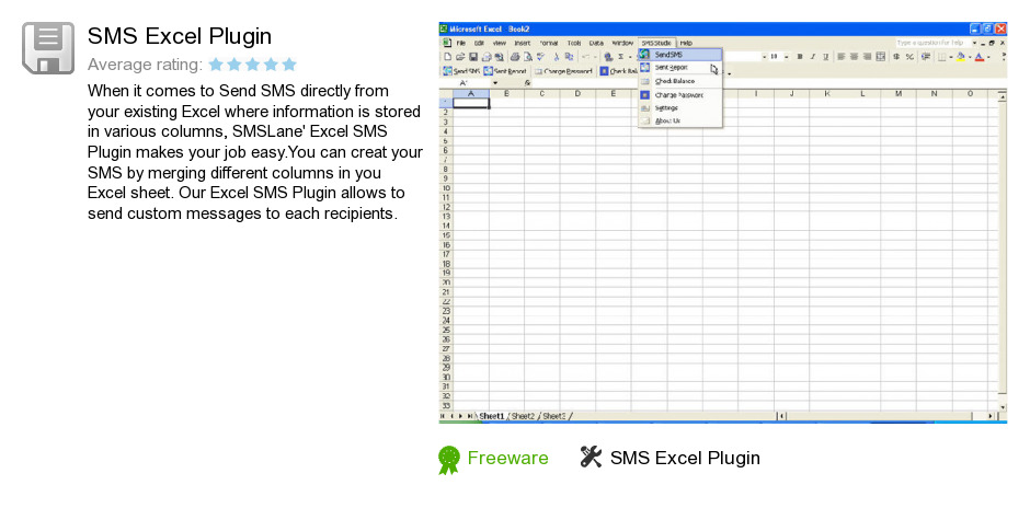 SMS Excel Plugin