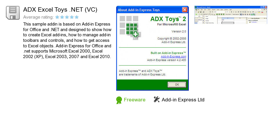 ADX Excel Toys .NET (VC)