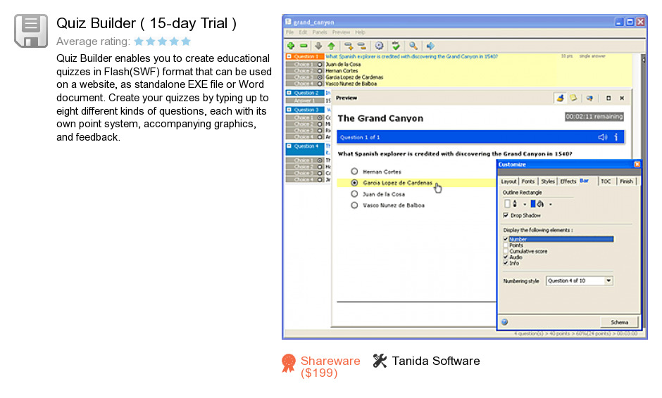 Quiz Builder ( 15-day Trial )