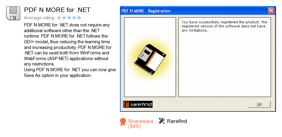PDF N MORE for .NET