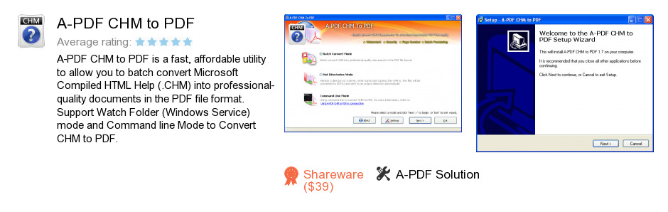 A-PDF CHM to PDF