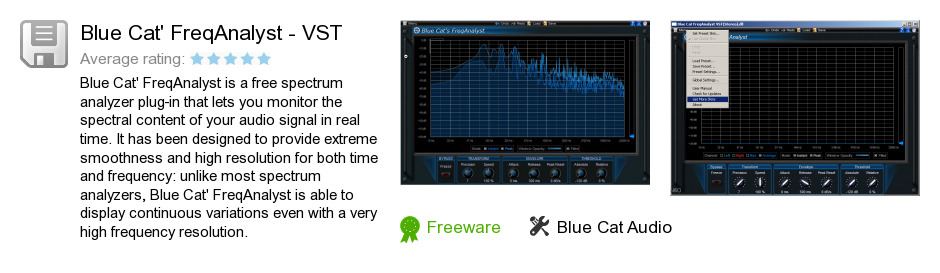 Blue Cat's FreqAnalyst - VST