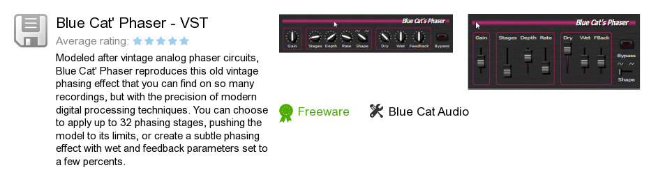 Blue Cat's Phaser - VST