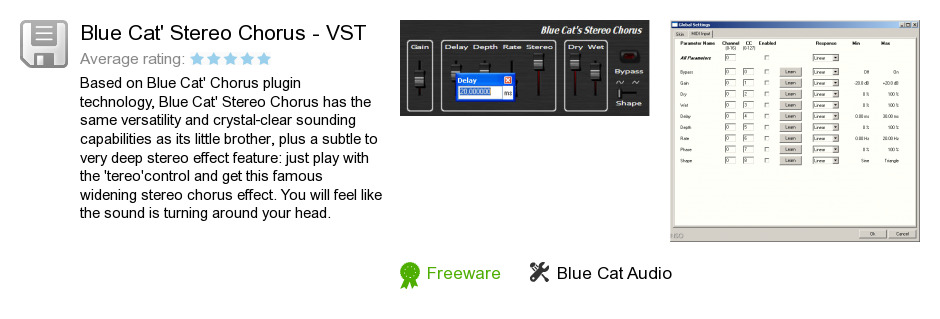 Blue Cat's Stereo Chorus - VST