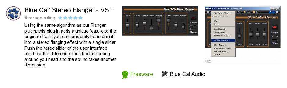 Blue Cat's Stereo Flanger - VST