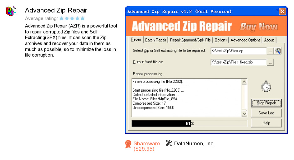Advanced Zip Repair