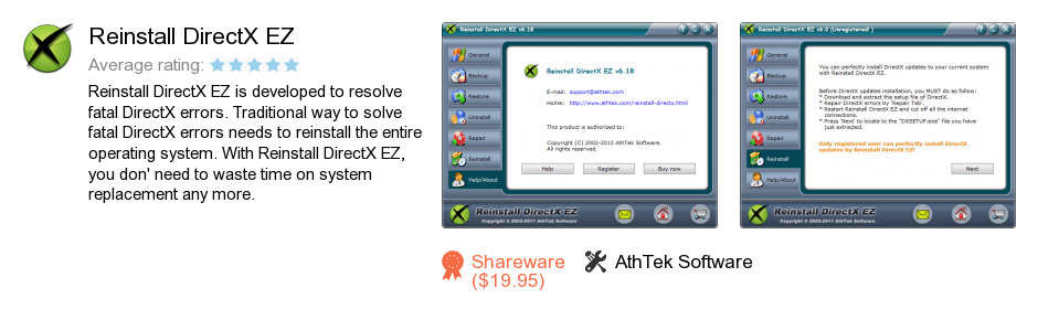 Reinstall DirectX EZ