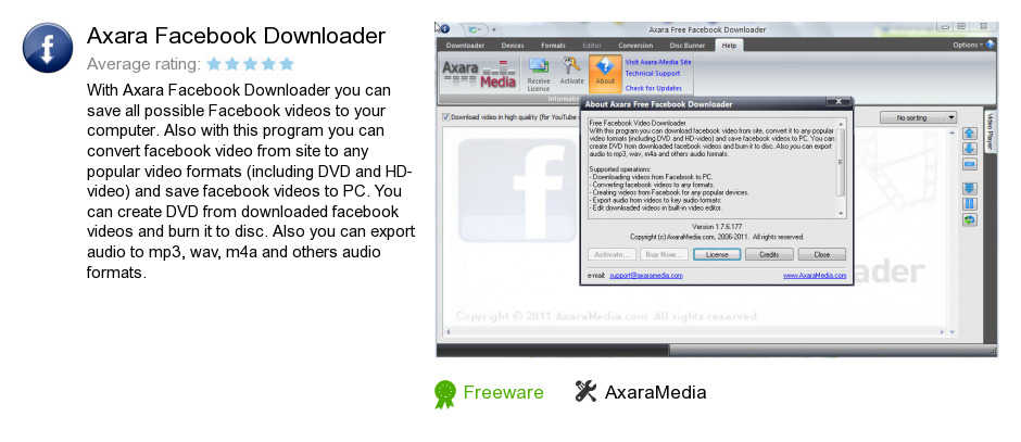 Axara Facebook Downloader