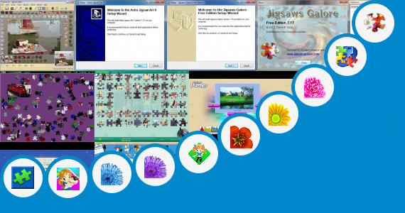 Software collection for Large Jigsaw Puzzle Templates