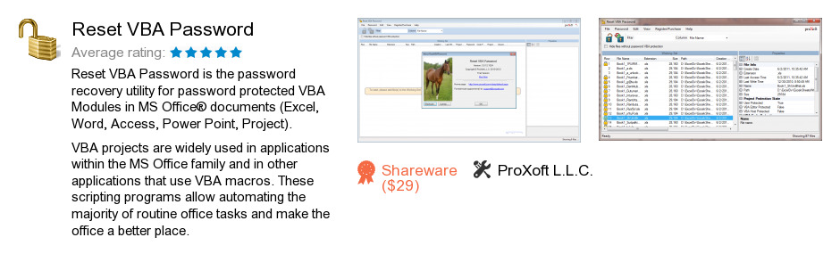 Free Reset VBA Password Download: 1,446,570 bytes